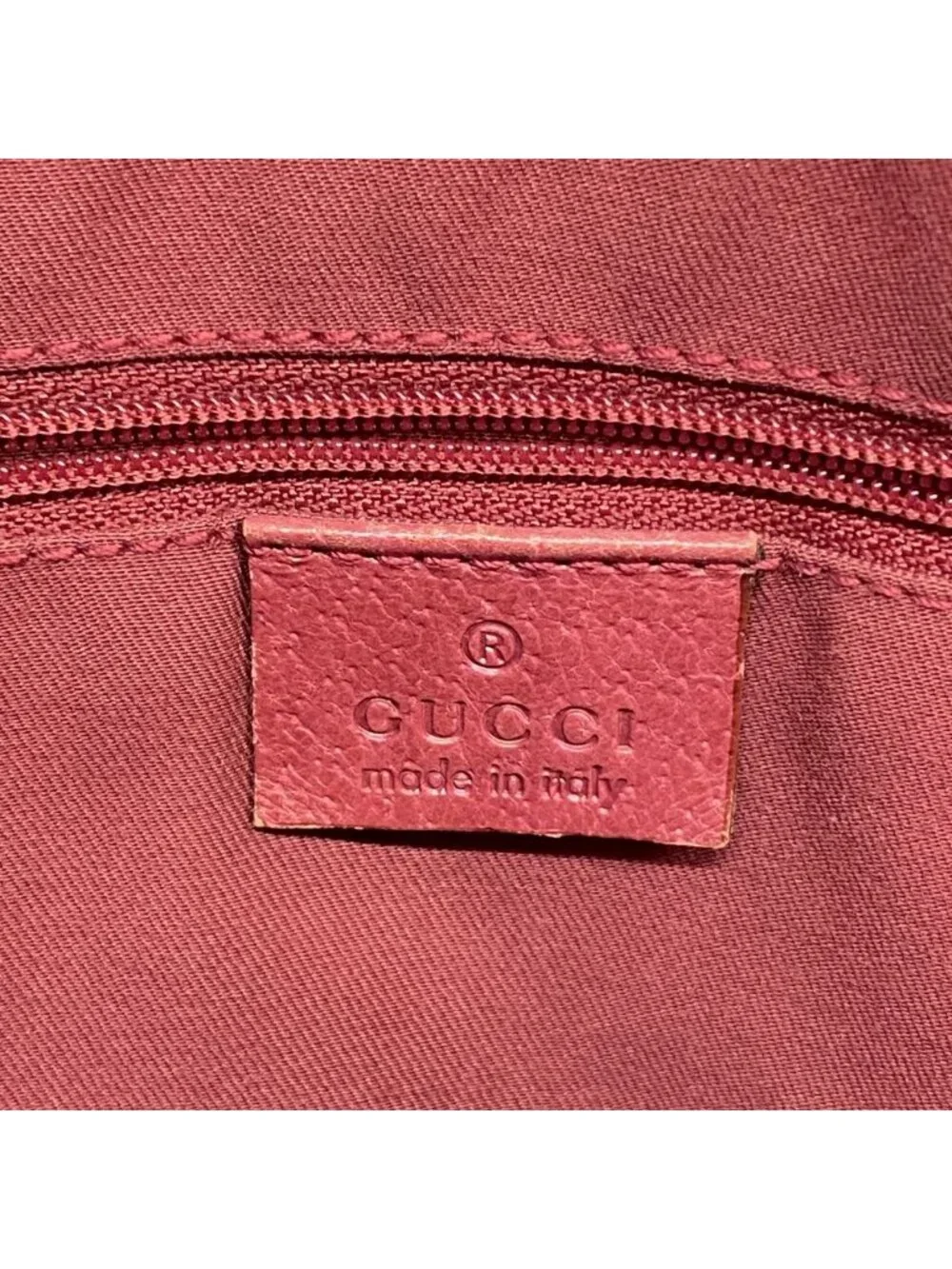 Gucci Tote Bag GG Canvas Beige Silver